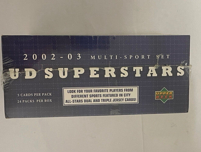 2002-03 Upper Deck Superstars Multi Sport Box 24 Pack