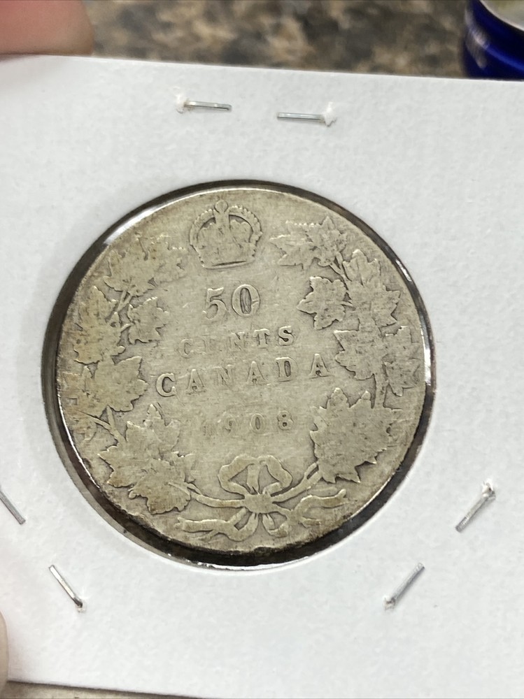 1908 canada 50 cents