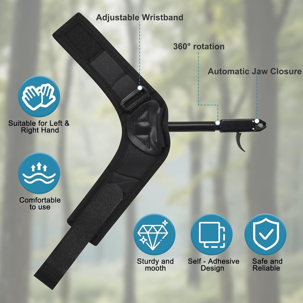 Archery Bow Release, Professional Wrist Strap Releases Aid for Compound Bow T...