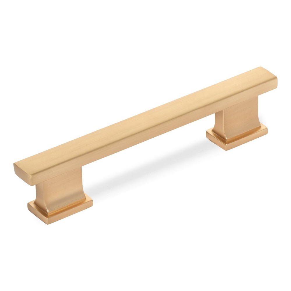 Cosmas Cabinet Hardware Brushed Gold Contemporary Handle Pull #702-3.5BG