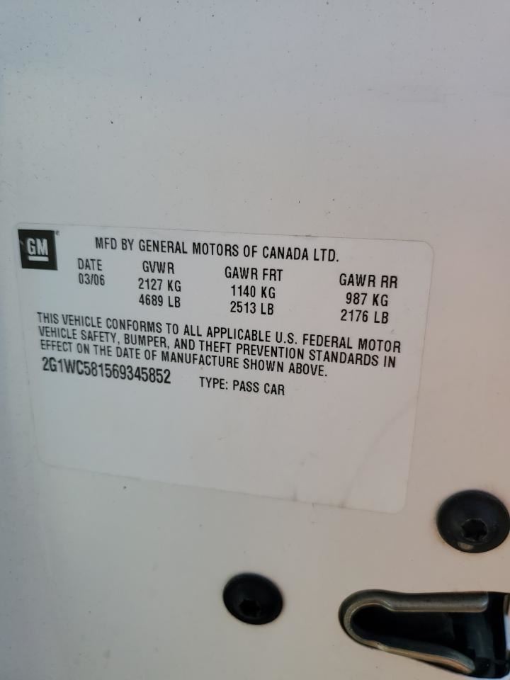 IMPALA 2006 Glove Box 4833517