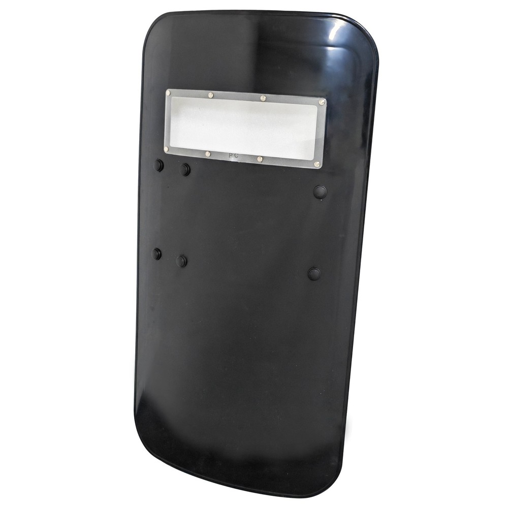 Black Four-Hole PC Riot Shield Security Protection High-quality PC Materials