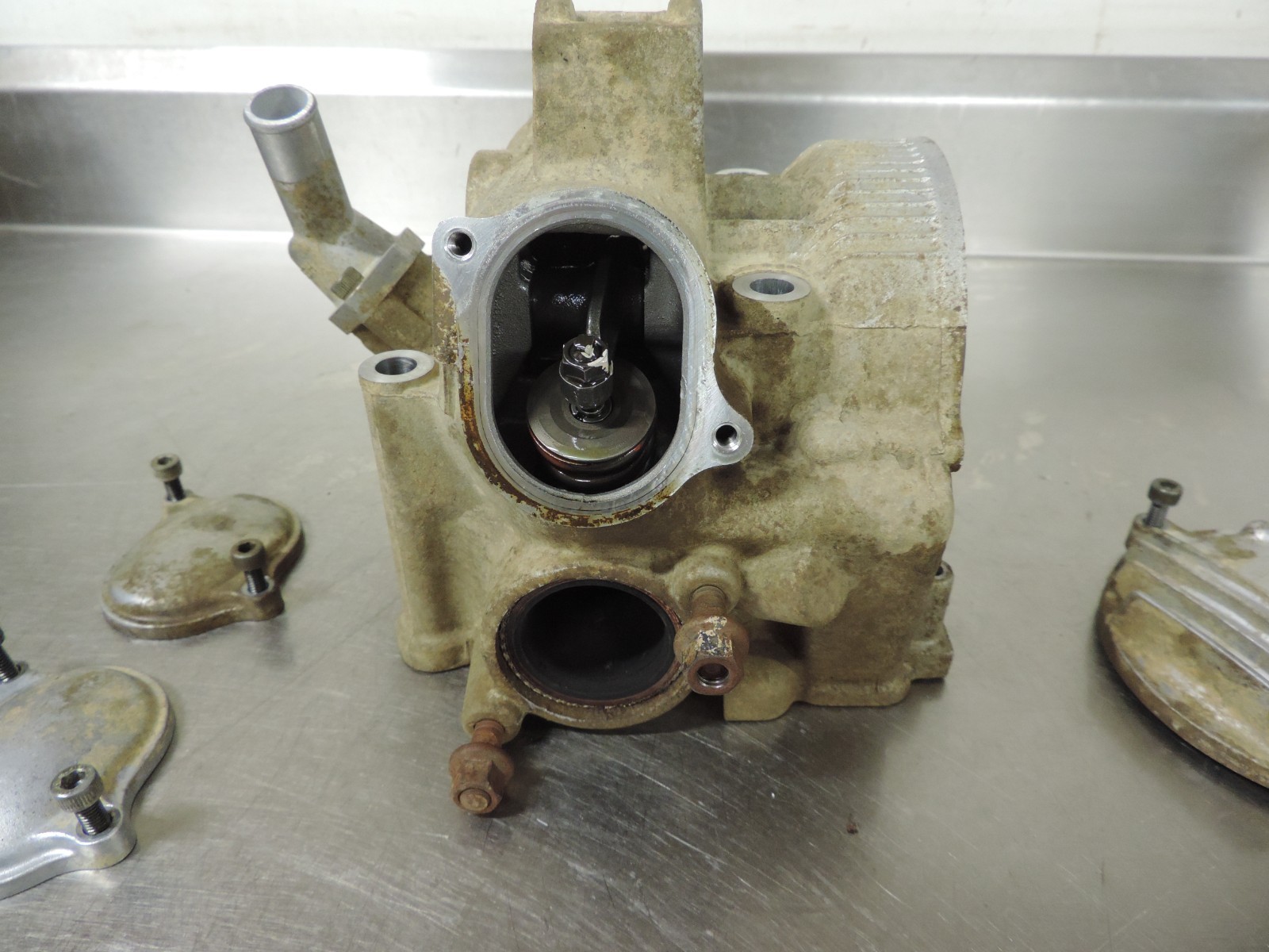 2000 Yamaha Kodiak 400 OEM Cylinder Head & Camshaft RUNNING ENGINE