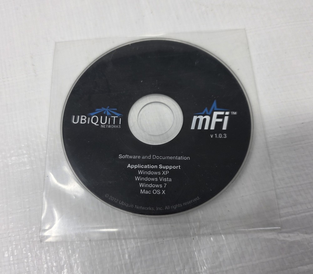 Ubiquiti mFi  Software and Documentation v 1.0.3 Version Application Support