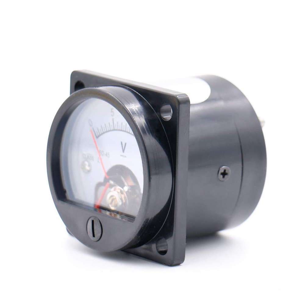 Baomain Round Analog Dial Panel Meter Voltmeter Gauge SO-45 DC 0-15V Class...