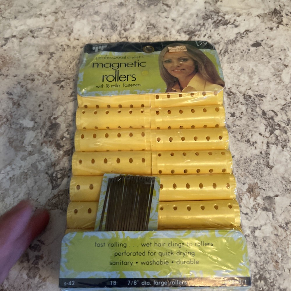 Vintage Tip Top Magnetic Rollers New In Package
