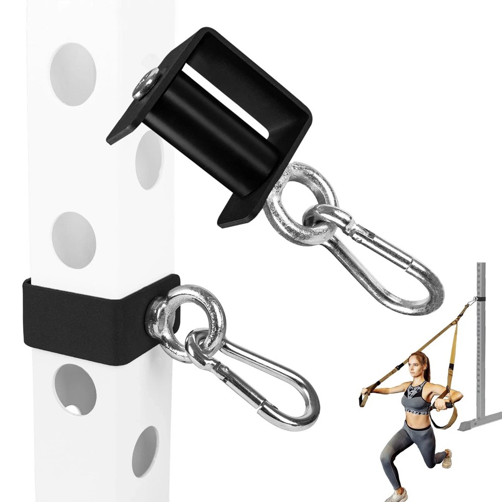 2PCS Power Rack Attachments with Quick Connect Buckles, O-Ring Attachment for...