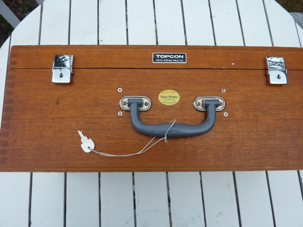 Topcon Mirror Stereoscope MS-3 in wooden case