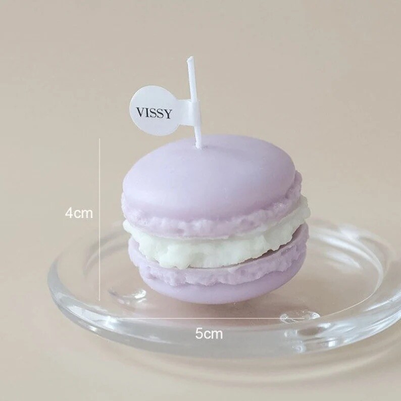 Set Of 3 Macaron Candles