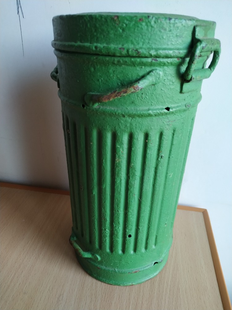 Оригинальный немецкий контейнер противогаз Вермахт танк WW2 газбак