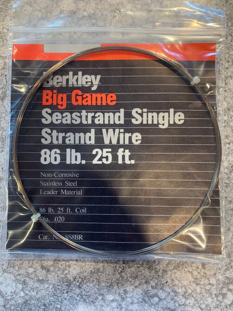 6 Packs Berkley Seastrand 86lb  25’