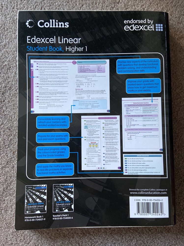 New GCSE Maths - Student Book Higher 1: Edexcel Linear (A) (Paperback, 2010)