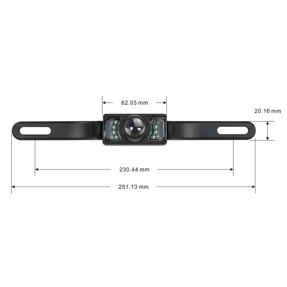 Car Rear View Camera Reverse Backup Camera Night Vision License Plate Waterproof