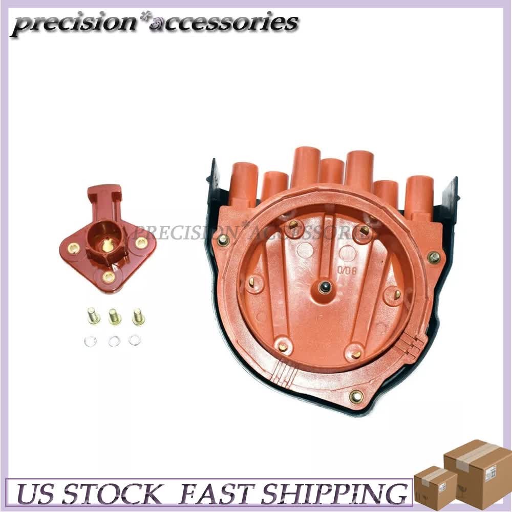 1Set Distributor Cap Rotor Kit 12111725070 Fits For BMW E23 E24 E28 E30 E31 E32