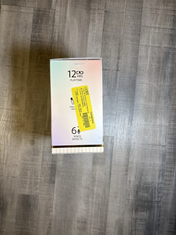 Aiwa Retro Wireless Bluetooth Karaoke Speaker Includes Two Microphones Aqua