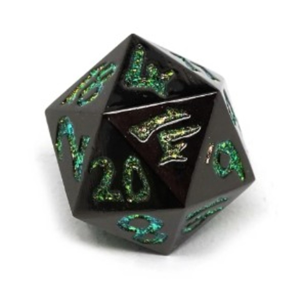 Medal Dice Poly Set Enchanted GreenPoly Set (7) New
