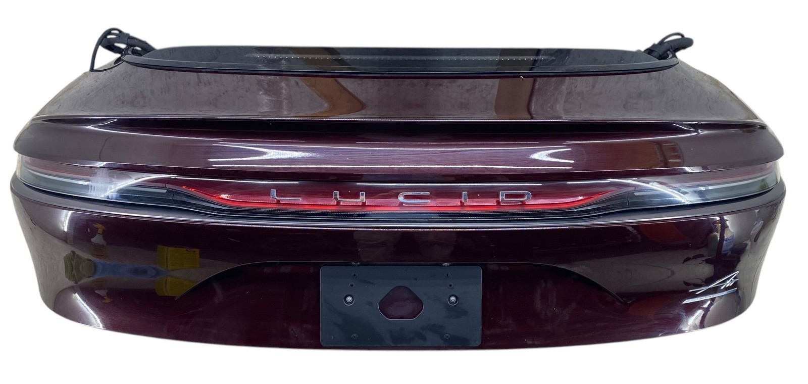 2022-2024 LUCID AIR AIR TOURING REAR TRUNK LID ZENITH RED METALLIC STEALTH PACK