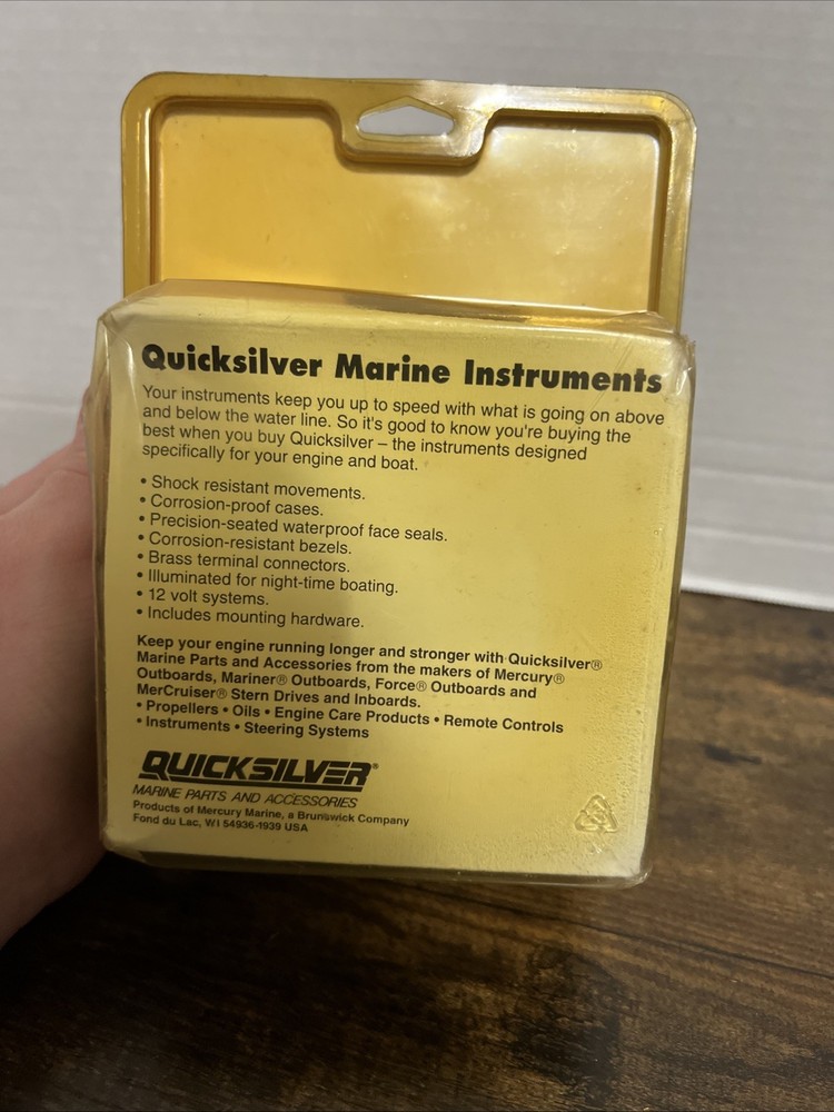 Quicksilver Marine Instruments Boat Tachometer New *Read*