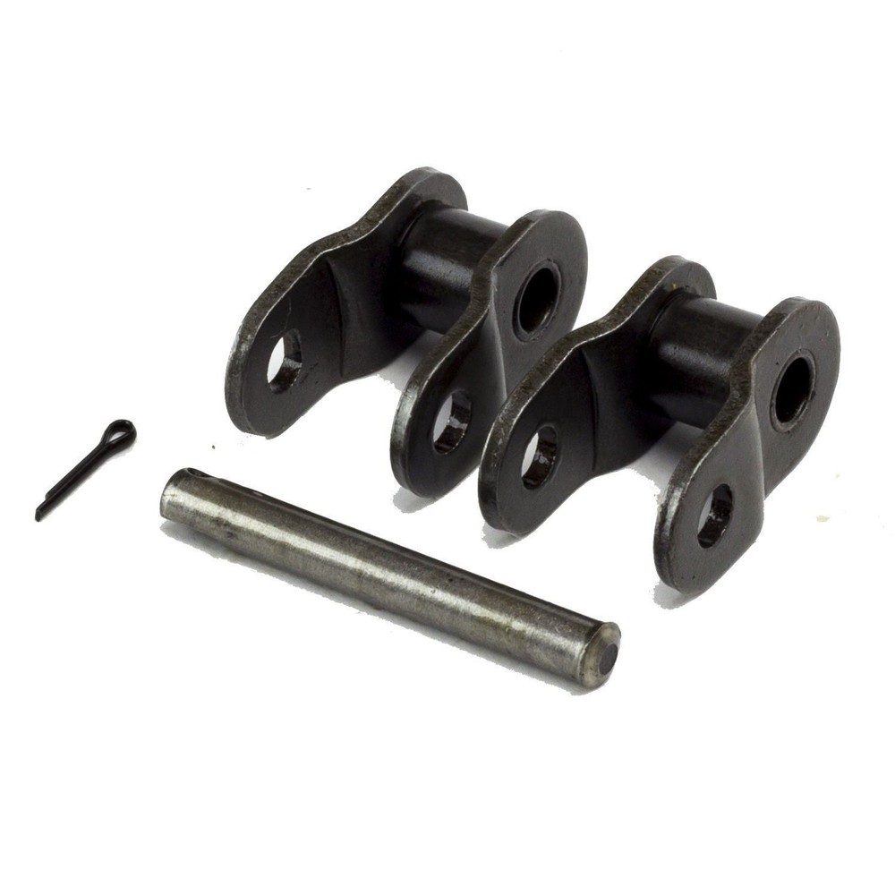 Jeremywell 50-2 Double Strand Roller Chain Offset Link (4 Pieces)