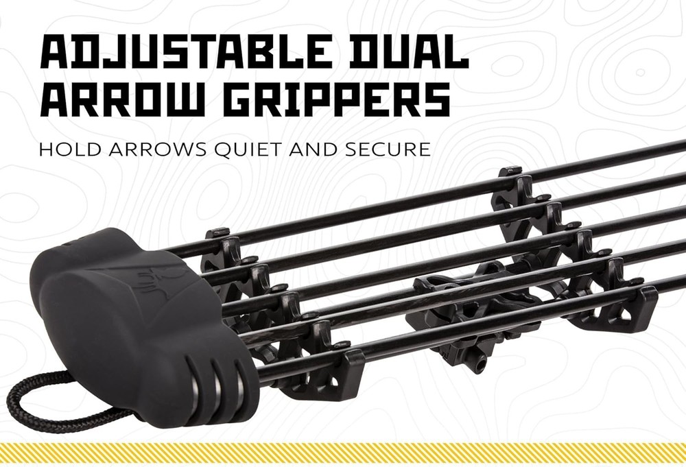 Adjustable Dual Arrow Gripper Quiver