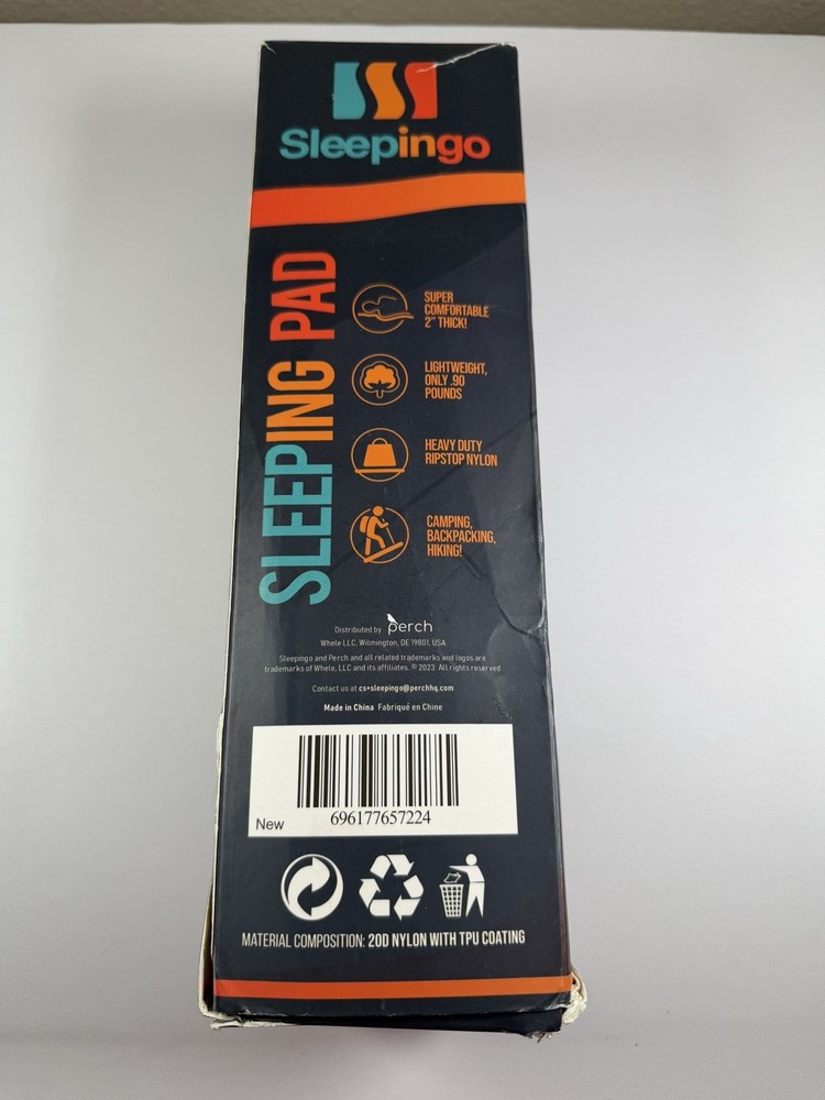 Sleepingo Camping Sleeping Pad Ultralight Green Open Box