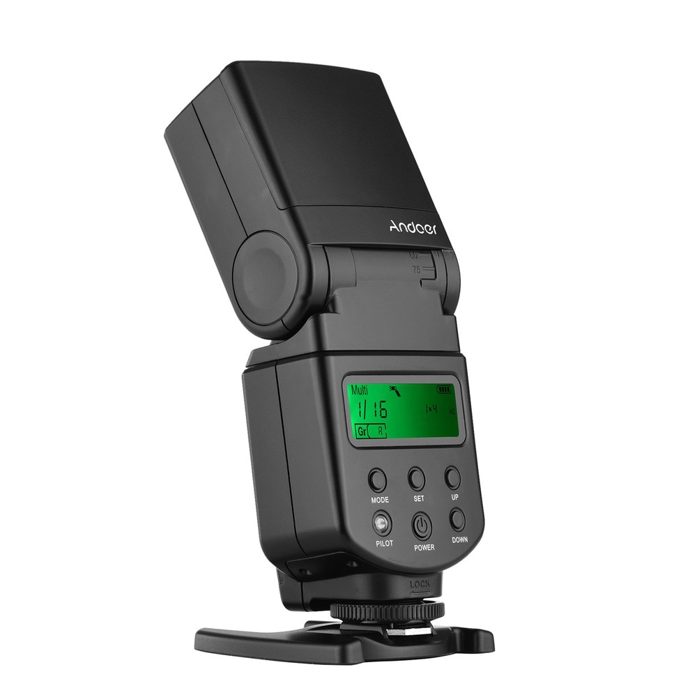 Andoer Universal Flash GN40 Adjustable LED Fill Light On-camera Flash