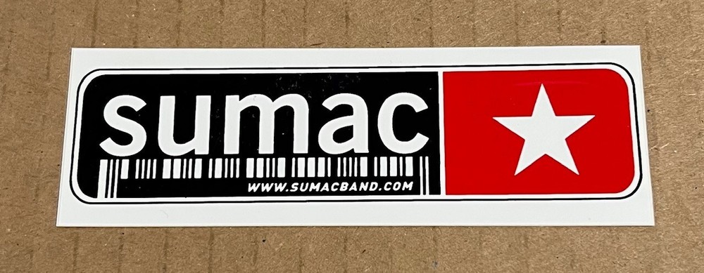 Sumac - RARE promo sticker