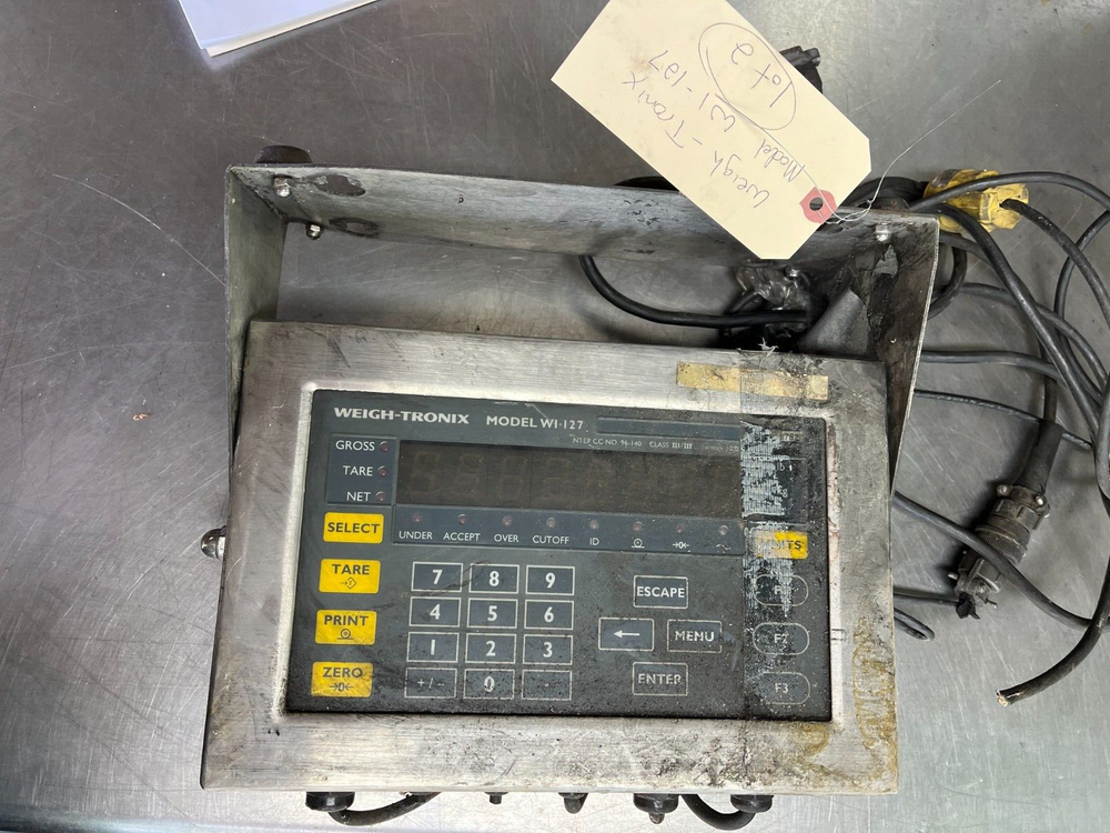 Weigh-Tronix WI-127 Scale Readout Display Control Unit LOT2