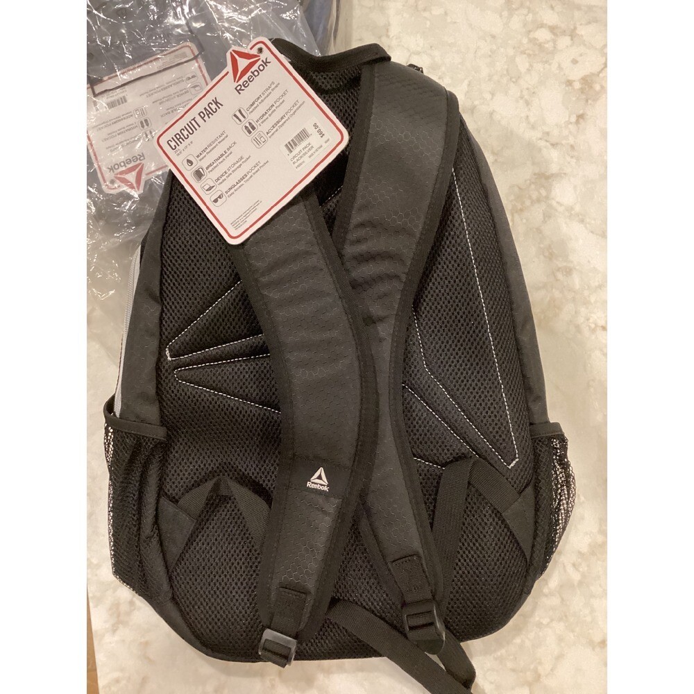 Reebok Backpack Circuit Pack Water Resistant Comfort Straps Device Storage