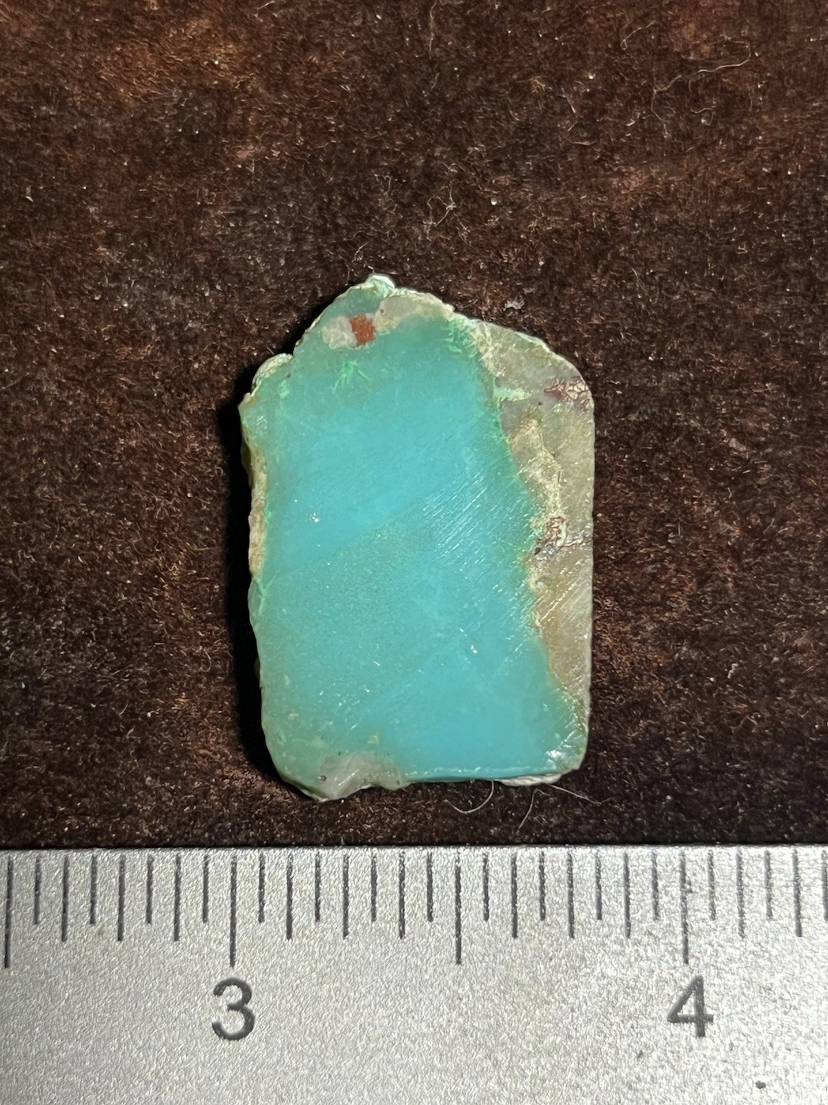 Inspiration Mine Gem Silica Chrysocolla 6.7g Blue Ice Slab Arizona Rare