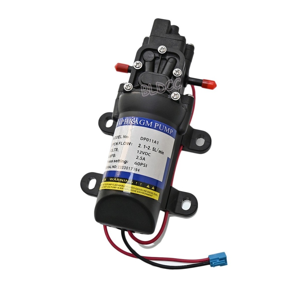 4X Micro Diaphragm Booster Pump DC 12V 60PSI Misting Water Pump Automatic Switch