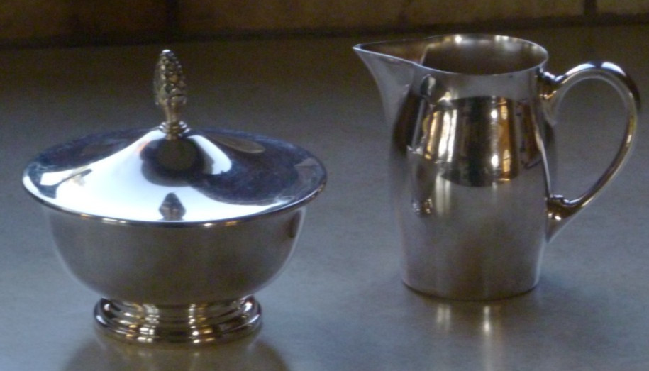 Gorham Paul Revere Silverplate Coffee & Tea Service 5 Piece Set