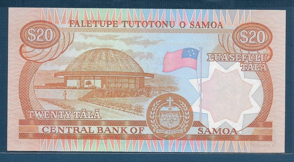 Western Samoa 20 Tala, 1985, P 28, UNC
