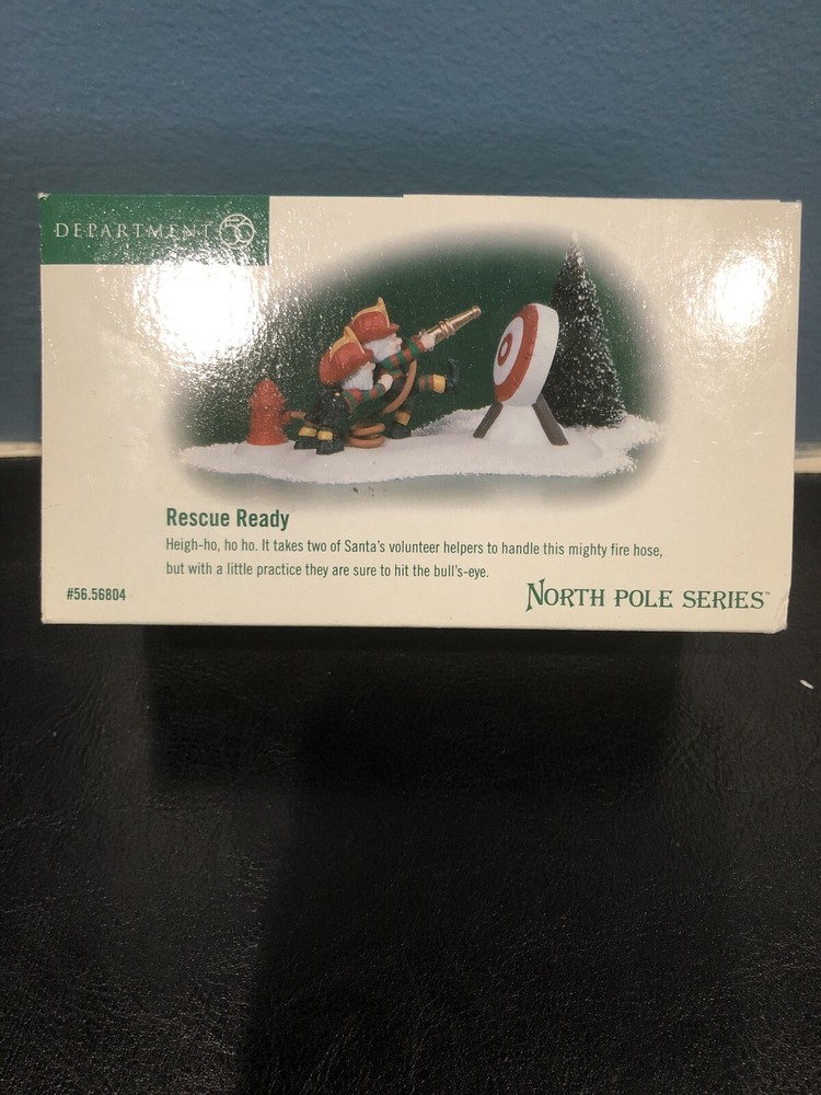Dept 56 North Pole Series Rescue Ready NIB