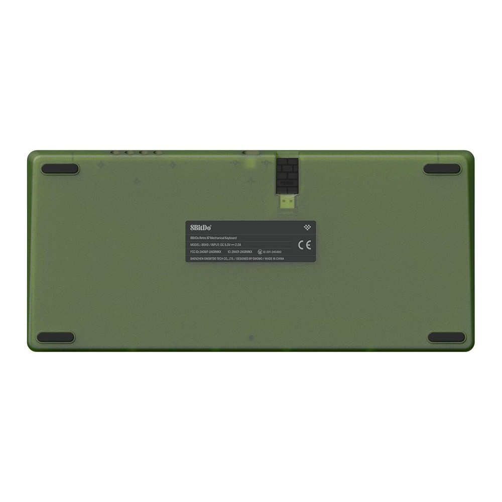 8BitDo Retro 87 Mechanical Gaming Keyboard for Windows & Android - Xbox Edition