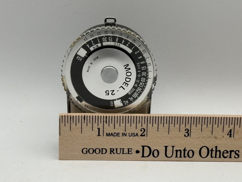 Sunset Zero Light Meter Model 25 Made In Japan With Case