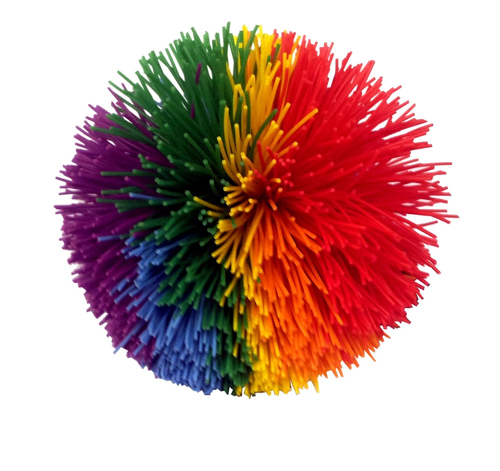 Sensory Koosh Ball 10 cm – Fluffy Rubber Sensory Tool
