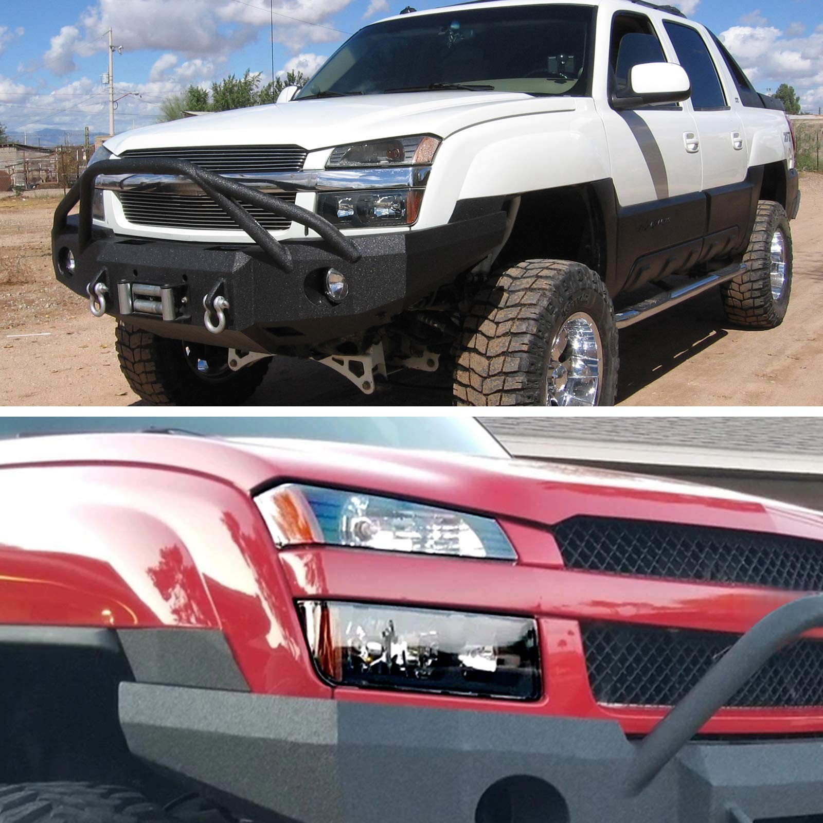 Headlight Assembly Fit 2002-2006 For Chevy Avalanche 1500 2002-2006