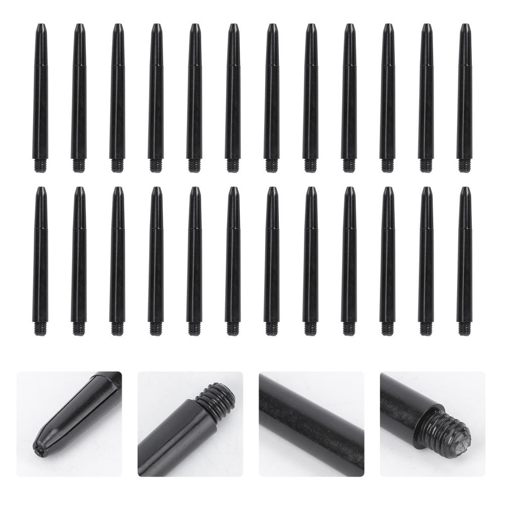 100Pcs Plastic Dart Shafts Standard Screw Thread for Accessories