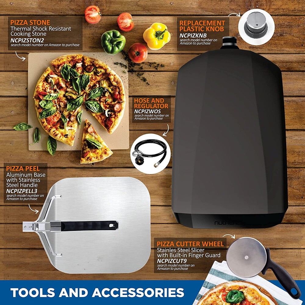 Nutrichef NCPIZKNB Replacement Plastic Control Knob