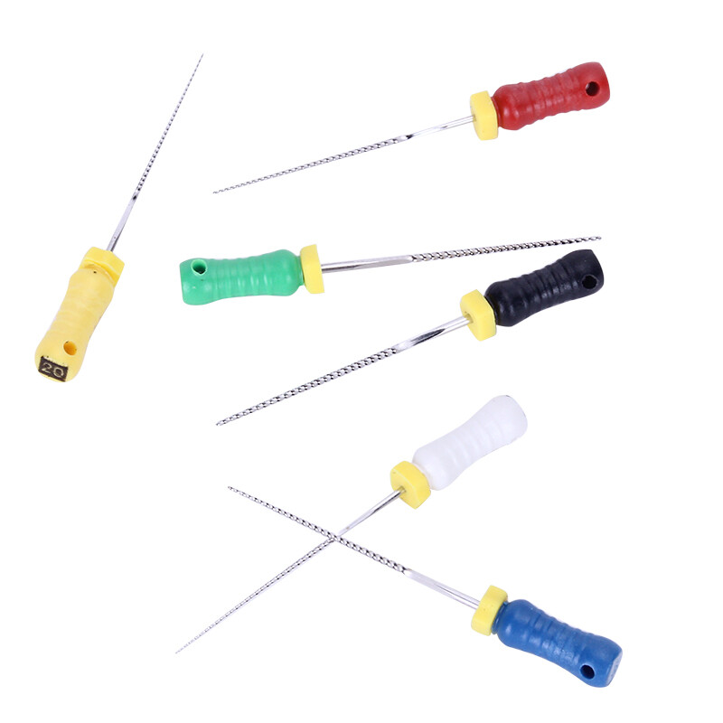 1 Box Dental K-File Root Canal Hand Use 25mm /21mm Endodontic Stainless Steel