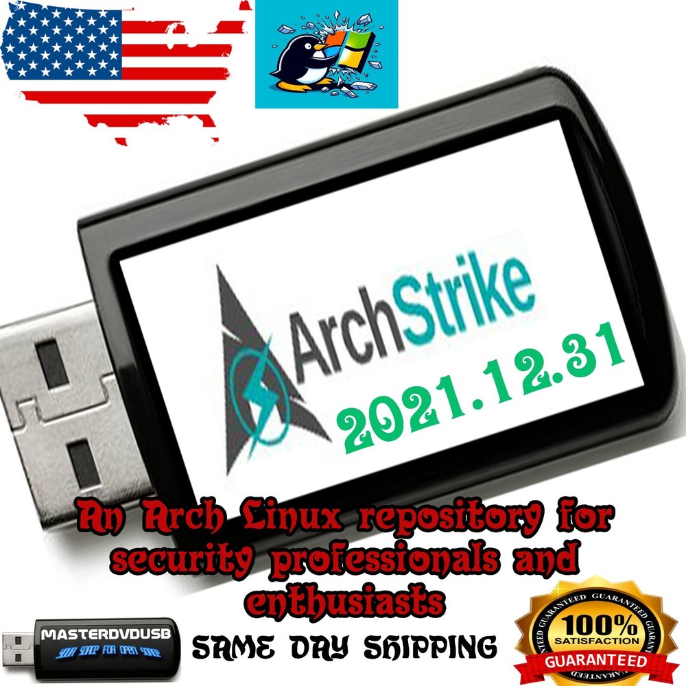 ArchStrike Linux Bootable USB – The Ultimate Penetration Testing Toolkit - Fast!