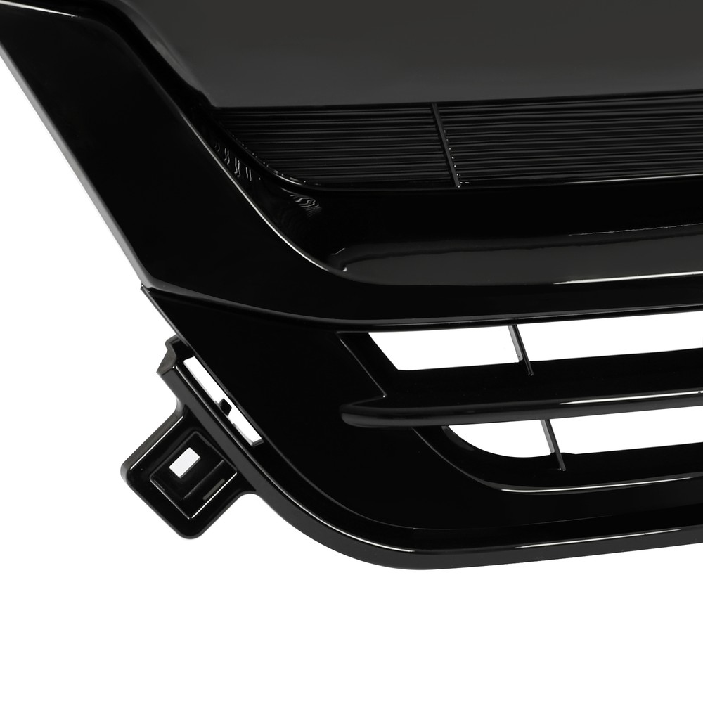 For Honda Pilot 2019-22 Front Upper Grille W/ Gloss Black Molding Trim Assembly