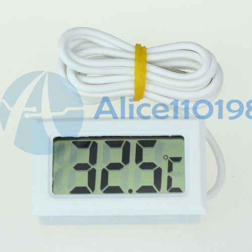 Digital LCD Temperature Meter Home Room Thermometer With 1m Sensor Probe