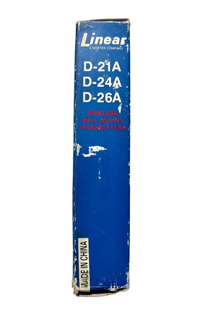 Linear D-24A Wireless Wall Mount Transmitter
