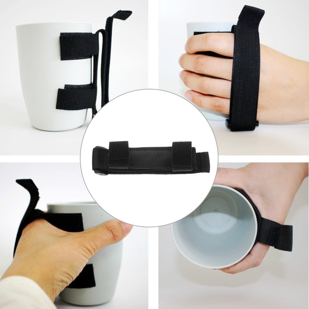 2 Count Adaptive Eating Utensils Strap Universal for