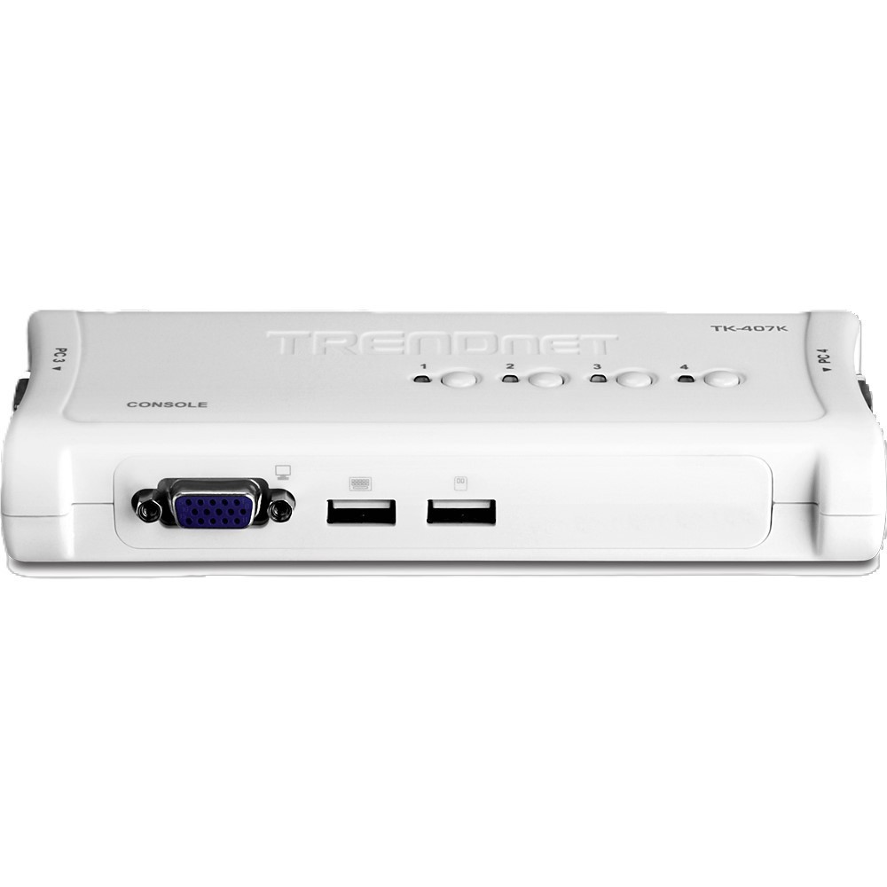 TRENDnet TK-407K 4-Port External KVM Switch USB VGA