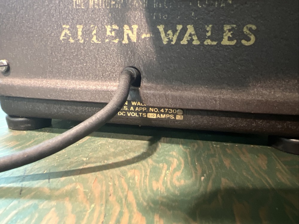 Allen & Wales Model E Adding Machine 1958