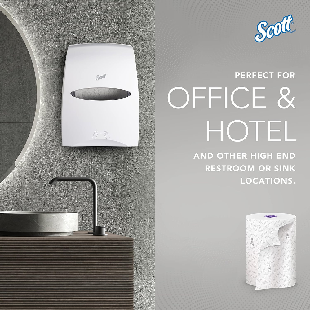 Scott® Essential High-Capacity Hard Roll Towels (02001), with Elevated Design an
