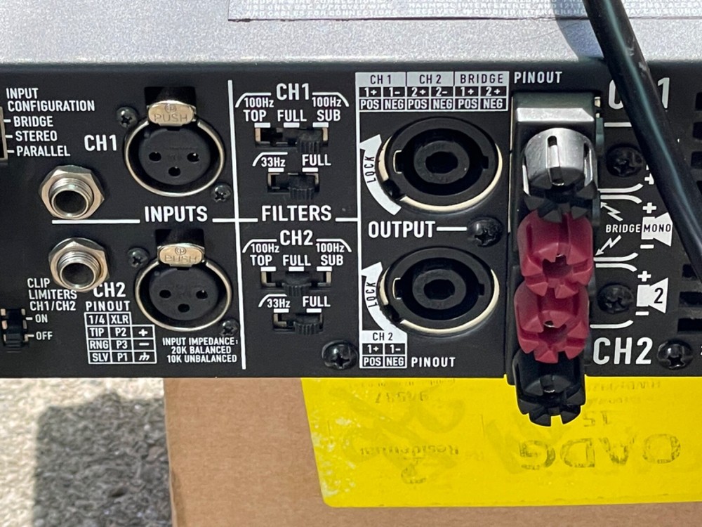 QSC PLX3602 Power Amplifier 3600w